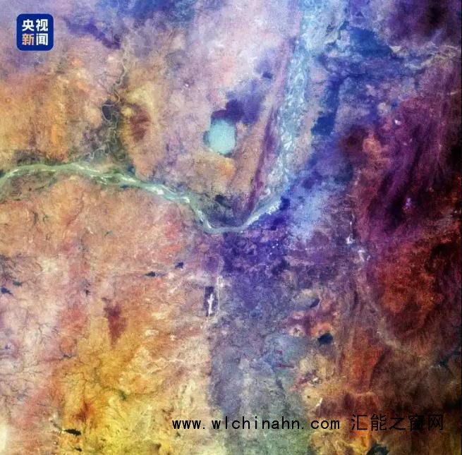 缅甸强震前后卫星对比图 