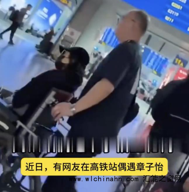 章子怡因在领奖后台摔倒坐轮椅出行