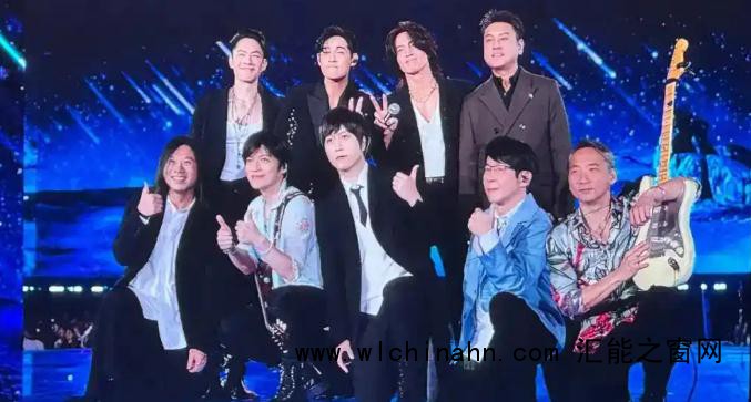 F4在五月天演唱会合唱《流星雨》