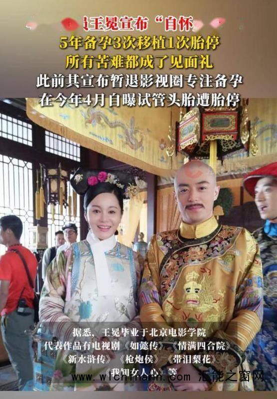 41岁女演员王冕官宣怀孕