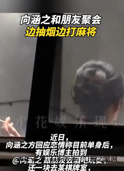 向涵之就室内抽烟行为道歉